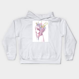 Cherry Blossom Princess Kids Hoodie